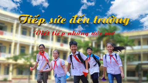 TIẾP SỨC ĐẾN TRƯỜNG: EM PHẠM TRUNG T&Iacute;N