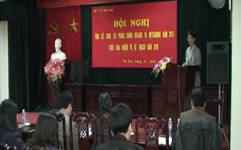 Th&aacute;i B&igrave;nh tổng kết c&ocirc;ng t&aacute;c ph&ograve;ng chống HIV/AIDS