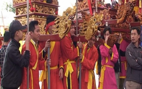 Khai hội ch&ugrave;a Thi&ecirc;n Qu&yacute;, x&atilde; Đ&ocirc;ng Xu&acirc;n, huyện Đ&ocirc;ng Hưng, tỉnh Th&aacute;i B&igrave;nh