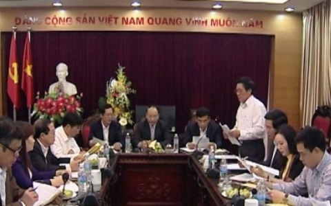 Thường trực Tỉnh ủy Th&aacute;i B&igrave;nh l&agrave;m việc với Ban Tuy&ecirc;n gi&aacute;o Tỉnh ủy