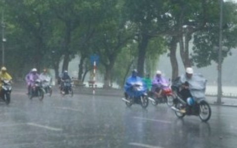 Kh&ocirc;ng kh&iacute; lạnh tr&agrave;n về, chiều 11/4 miền Bắc c&oacute; mưa r&agrave;o