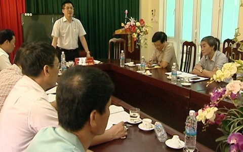 UBND tỉnh l&agrave;m việc với C&ocirc;ng ty TNHH Một th&agrave;nh vi&ecirc;n thủy lợi Nam Th&aacute;i B&igrave;nh