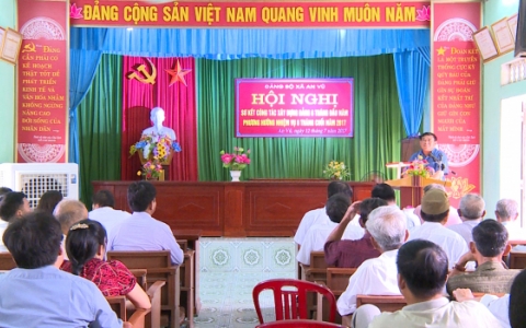 X&atilde; An Vũ, huyện Quỳnh Phụ triển khai nhiệm vụ 6 th&aacute;ng cuối năm 2017