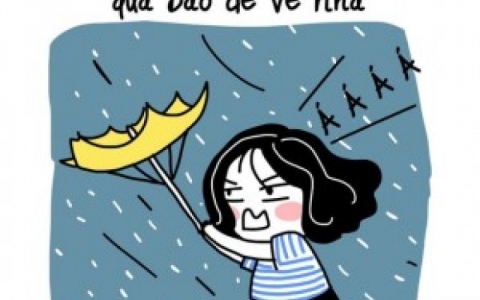 Những nguy&ecirc;n tắc đi đường cần nhớ khi c&oacute; gi&oacute; giật mạnh ng&agrave;y mưa b&atilde;o
