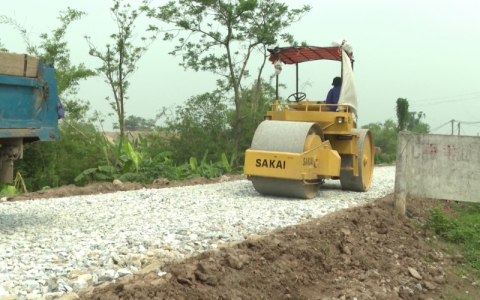  Hạng mục gia cố mặt đ&ecirc; Hồng H&agrave; 2 đoạn thuộc huyện Vũ Thư  cơ bản được ho&agrave;n th&agrave;nh