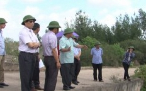 Kiểm tra việc thực hiện c&aacute;c dự &aacute;n thuộc Chương tr&igrave;nh ứng ph&oacute; với biến đổi kh&iacute; hậu to&agrave;n cầu