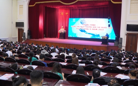Th&aacute;i B&igrave;nh hưởng ứng Ng&agrave;y Chuyển đổi số Quốc gia năm 2022