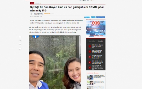Quyền Linh l&ecirc;n tiếng về tin đồn nhiễm COVID-19 nặng phải thở m&aacute;y