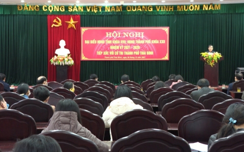 Th&agrave;nh phố Th&aacute;i B&igrave;nh: Phấn đấu đến năm 2025 th&agrave;nh phố trở th&agrave;nh đ&ocirc; thị loại I