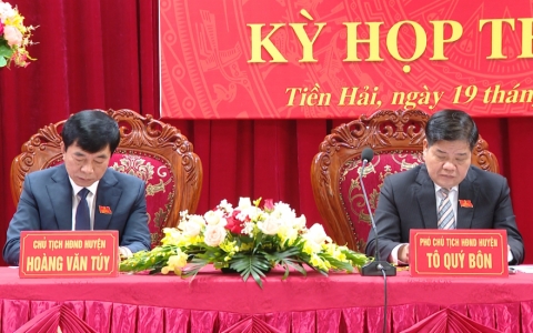 HĐND huyện Tiền Hải khai mạc kỳ họp thứ Ch&iacute;n
