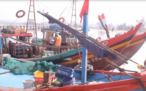 H&agrave; Tĩnh bắt 3 t&agrave;u c&aacute; khai th&aacute;c hải sản tr&aacute;i ph&eacute;p