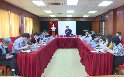 Giao ban c&ocirc;ng t&aacute;c x&acirc;y dựng Đảng qu&yacute; I năm 2022