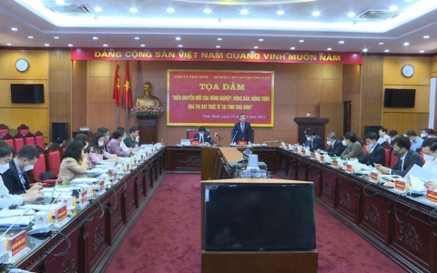 Tọa đ&agrave;m biến chuyển mới của n&ocirc;ng nghiệp, n&ocirc;ng d&acirc;n n&ocirc;ng th&ocirc;n qua thị s&aacute;t thực tế tại Th&aacute;i B&igrave;nh