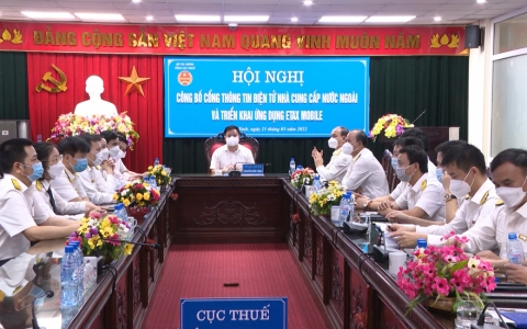 Tổng cục thuế c&ocirc;ng bố th&ocirc;ng tin điện tử nh&agrave; cung cấp nước ngo&agrave;i v&agrave; triển khai ứng dụng Etax Mobile 