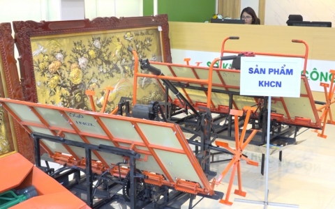 Hơn 400 loại sản phẩm trưng b&agrave;y tại s&agrave;n giao dịch c&ocirc;ng nghệ v&agrave; thiết bị Th&aacute;i B&igrave;nh
