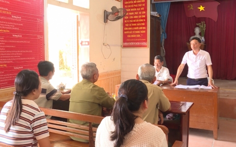 Thực hiện nghi&ecirc;m nguy&ecirc;n tắc tập trung d&acirc;n chủ tại chi bộ kiểu mẫu ở Vũ Thư