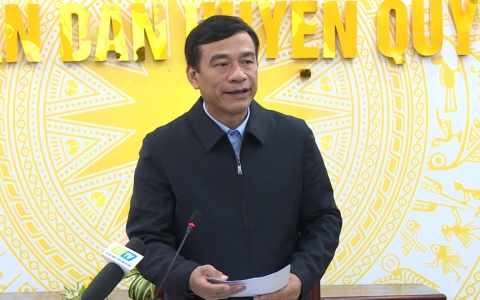 UBND tỉnh l&agrave;m việc với huyện Quỳnh phụ