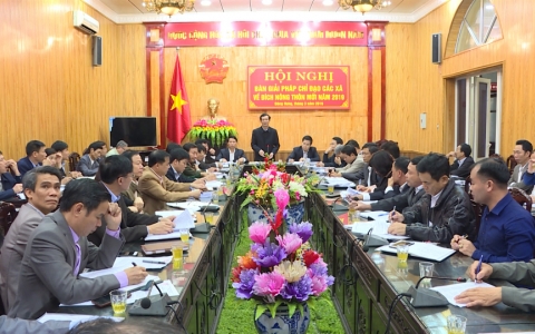 Giải ph&aacute;p chỉ đạo c&aacute;c x&atilde; x&acirc;y dựng N&ocirc;ng th&ocirc;n mới huyện Đ&ocirc;ng Hưng năm 2019