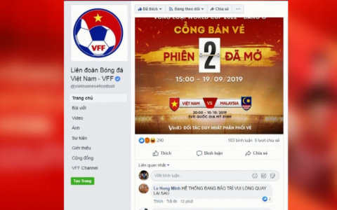 20.000 v&eacute; trận Việt Nam - Malaysia đ&atilde; hết