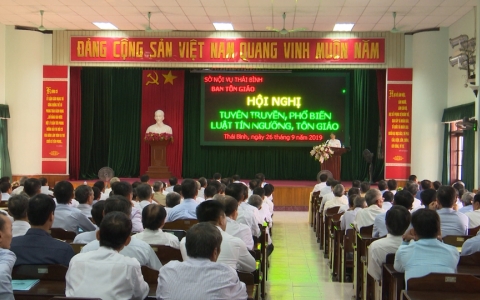 Phổ biến luật t&iacute;n ngưỡng t&ocirc;n gi&aacute;o