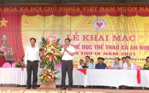  X&atilde; An Ninh huyện Quỳnh phụ khai mạc Đại Hội Thể dục thể thao lần thứ IX năm 2021