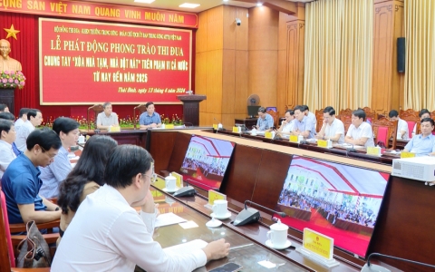 Ph&aacute;t động phong tr&agrave;o thi đua chung tay &ldquo;x&oacute;a nh&agrave; tạm, nh&agrave; dột n&aacute;t&rdquo;