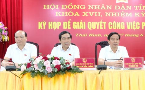 HĐND tỉnh tổ chức Kỳ họp để giải quyết c&ocirc;ng việc ph&aacute;t sinh đột xuất