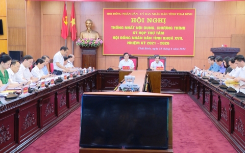 Thống nhất nội dung, chương tr&igrave;nh Kỳ họp thứ 8, HĐND tỉnh kh&oacute;a XVII