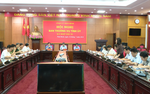 Hội nghị Ban thường vụ Tỉnh ủy - Kỳ họp thứ 91