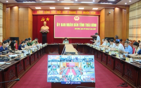 Hội nghị trực tuyến Ban chỉ đạo ph&ograve;ng chống dịch Covid -19