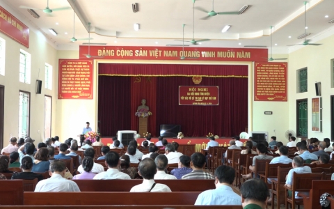 Đại biểu HĐND tỉnh tiếp x&uacute;c cử tri huyện Quỳnh Phụ sau Kỳ họp thứ T&aacute;m