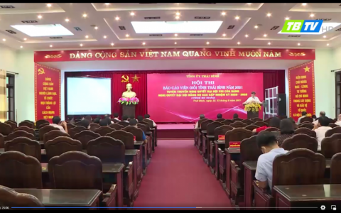 Ng&agrave;y thứ 2 v&ograve;ng sơ khảo hội thi B&aacute;o c&aacute;o vi&ecirc;n giỏi tỉnh Th&aacute;i B&igrave;nh năm 2021