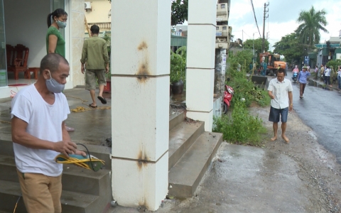 Nh&acirc;n d&acirc;n Vũ Vinh đồng t&igrave;nh GPMB phục vụ đường DH 13