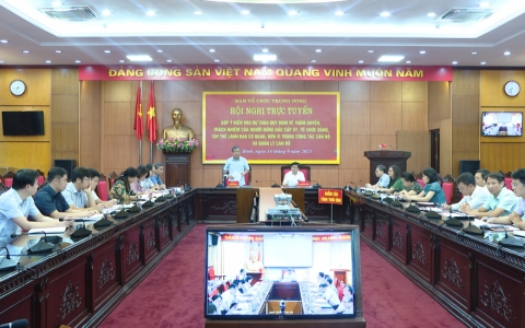 Đồng ch&iacute; B&iacute; thư Tỉnh ủy Th&aacute;i B&igrave;nh: Dự thảo Quy định l&agrave; bước đột ph&aacute; trong c&ocirc;ng t&aacute;c c&aacute;n bộ