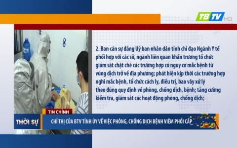 Thời sự thứ hai 27-1-2020