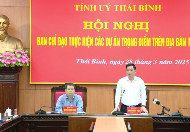 Quyết liệt triển khai c&aacute;c dự &aacute;n, c&ocirc;ng tr&igrave;nh trọng điểm tr&ecirc;n địa b&agrave;n tỉnh