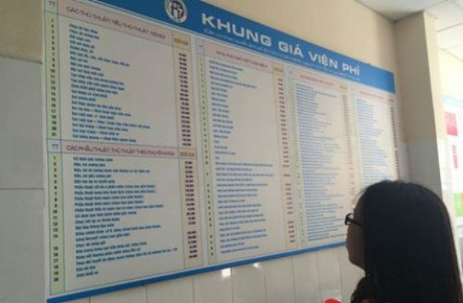 viện phí, tiền lương, bảo hiểm y tế,bộ y tế, giá dịch vụ,dịch vụ y tế, dịch vụ khám chữa bệnh, chi phí dịch vụ